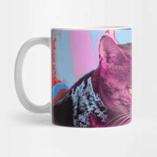 Cat / Swiss Artwork Photography Mug